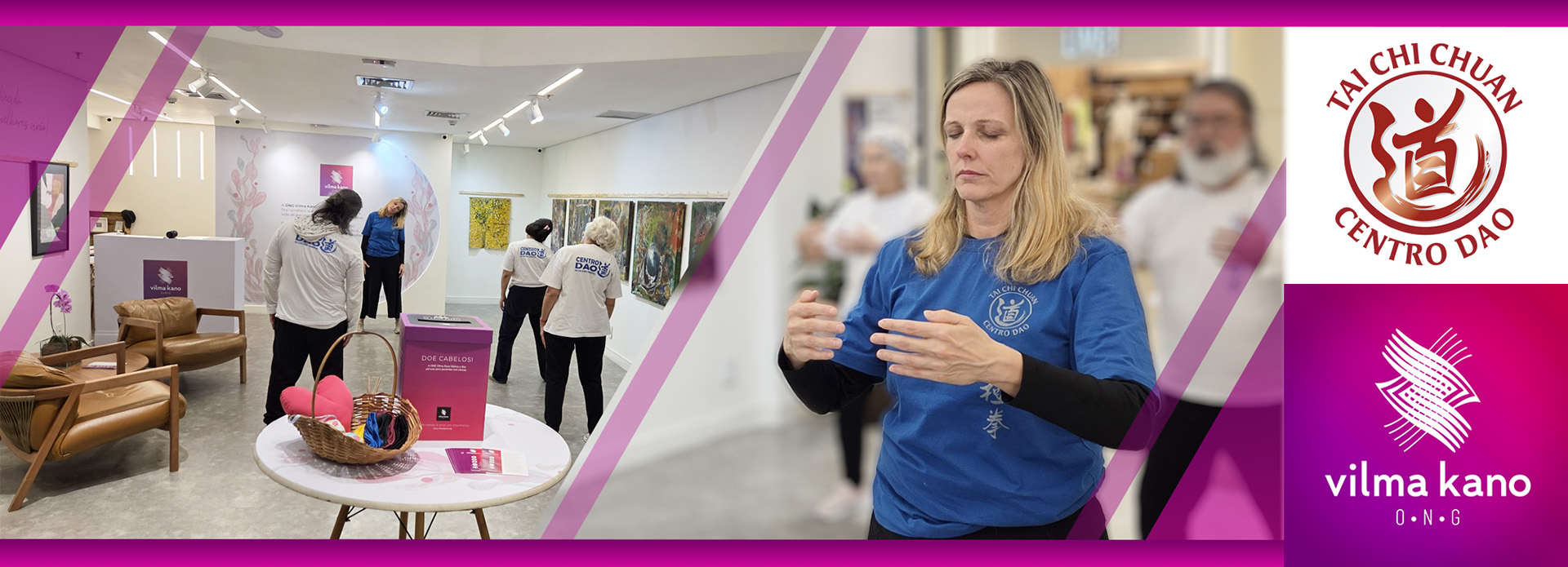 Tai Chi Chuan gratuito em São Paulo | Shopping Plaza Sul, ONG Vilma Kano