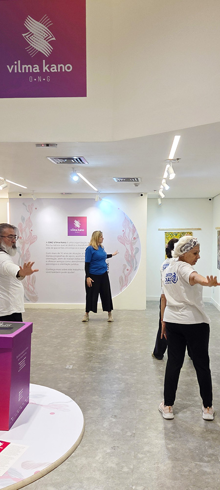 Tai Chi Chuan gratuito em SP Shopping Plaza Sul - ONG Vilma Kano